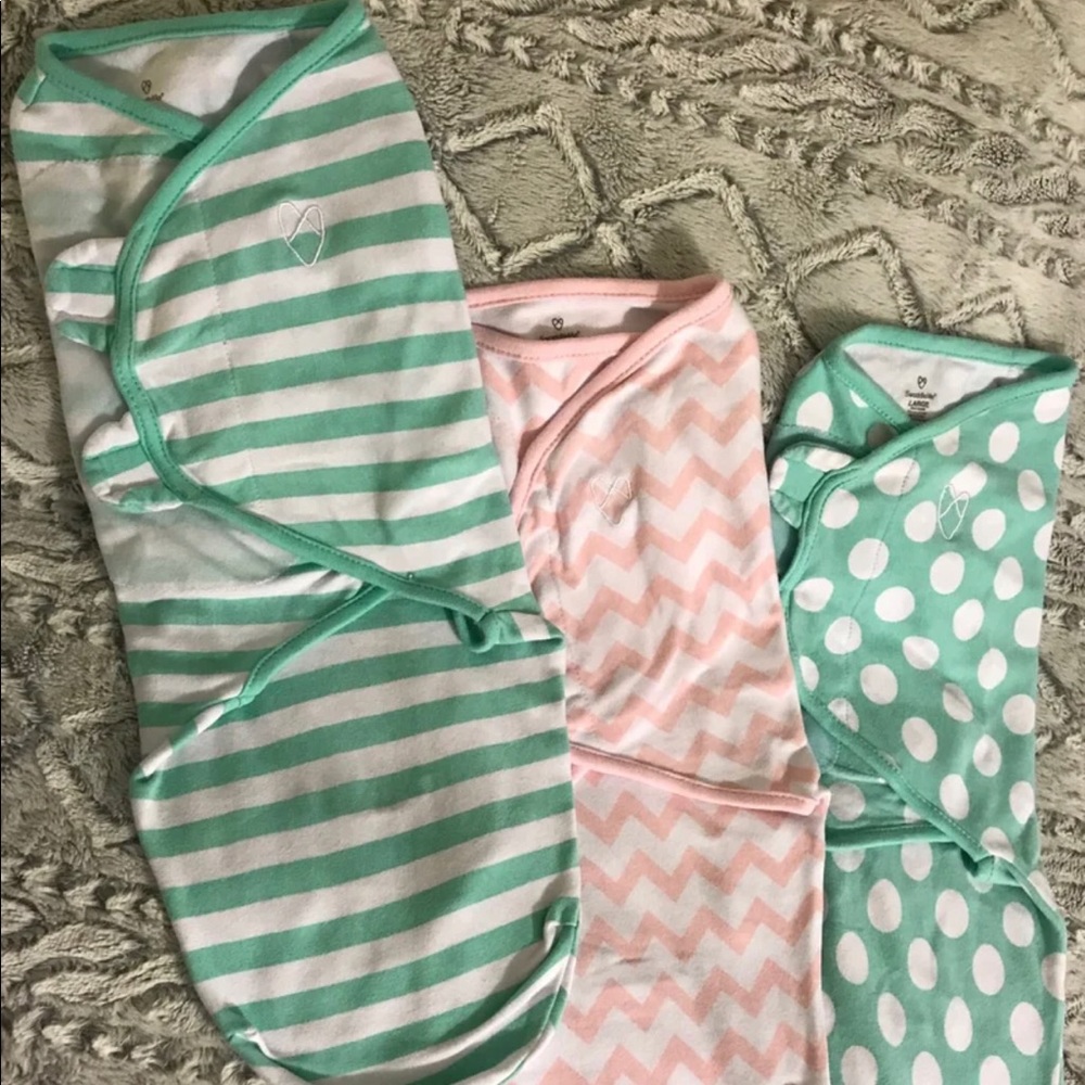 ***SOLD***Lot of 3 Large SwaddleMe sleep sacks